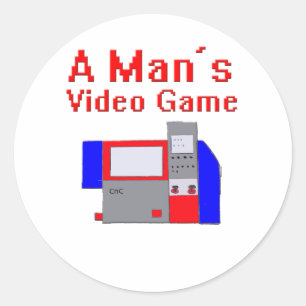 Adesivo Jogo de Vídeo do Homem