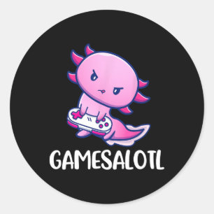 Adesivo Jogo de vídeo Gamesalotl Axolotl