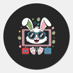 Adesivo Jogo de Vídeo Ovos Coelhinhos Figurino Páscoa Dia 