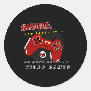 Adesivo Jogo de Vídeo Solo e Pronto Para...