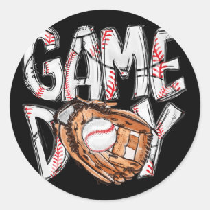 Adesivo Jogo Dia de Baseball Softball Heart Ama A Mãe Vida