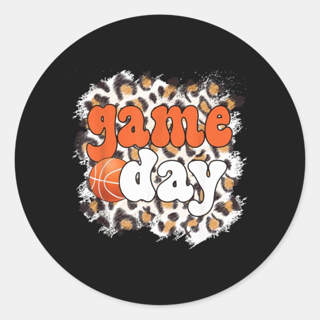 Adesivo Jogo Dia Leopard Basquete Jogo Dia (Frente)