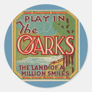 Adesivo Jogo na terra de OZARKS de milhão sorrisos