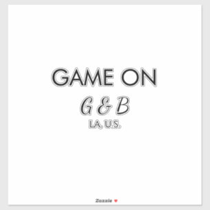 Adesivo Jogo para adicionar nome do casal localidade da fe