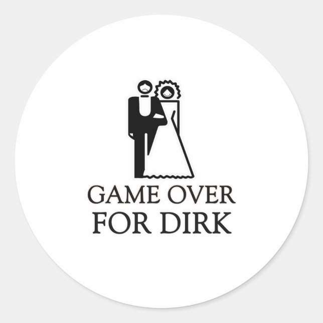 Adesivo Jogo Para Dirk (Frente)