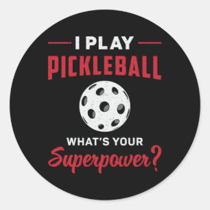 Adesivo Jogo Pickleball O que é o seu Presente de Superpo