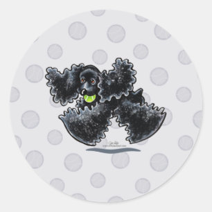 Adesivo Jogo preto de cocker spaniel