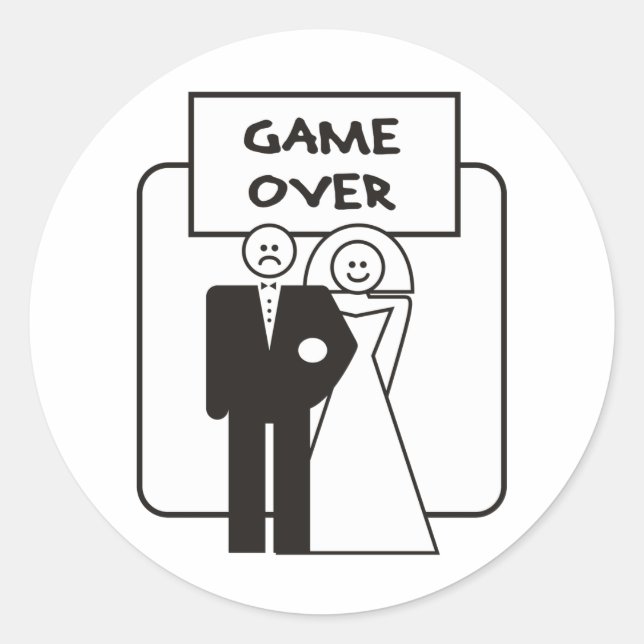 Adesivo Jogo sobre Casamento (Frente)
