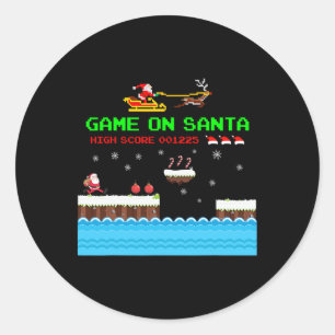 Adesivo Jogo sobre Papais noeis Jogo de Natal Feio Papai N
