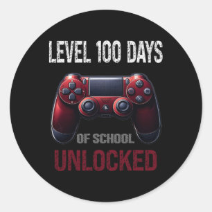 Adesivo Jogo Vídeo 100 Dias De Nível Escolar 100 Dias De E