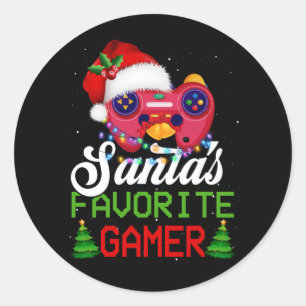 Adesivo Jogos de Vídeo de Natal Papais noeis Favoritos