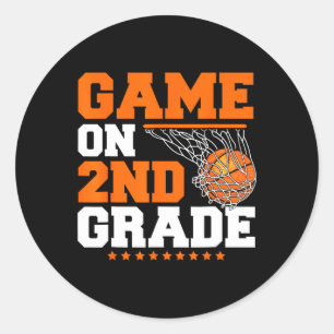 Adesivo Jogos Divertidos No Segundo Ano De Basquete No Pri