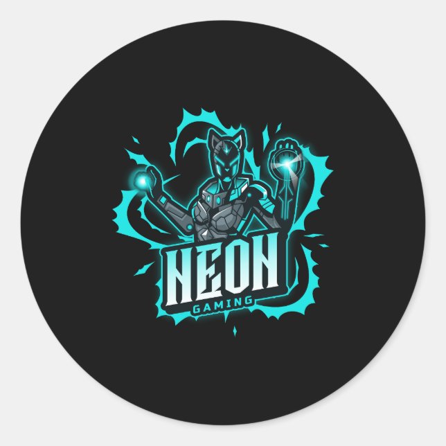 Adesivo Jogos Neon (Frente)