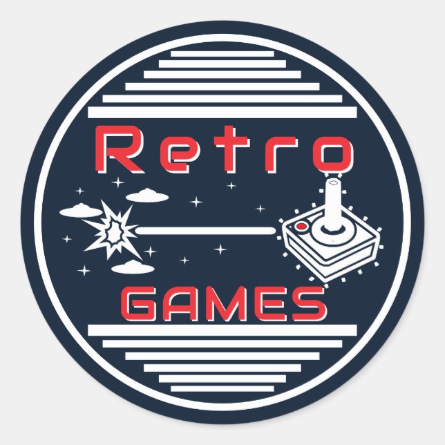 Adesivo Jogos Retro NVB (Frente)