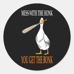 Adesivo Jogue Com O Ganso Honk Jogo Gamer Clube De Madeira
