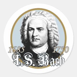 Adesivo Johann Sebastian Bach