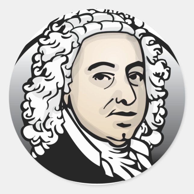 Adesivo Johann Sebastian Bach (Frente)