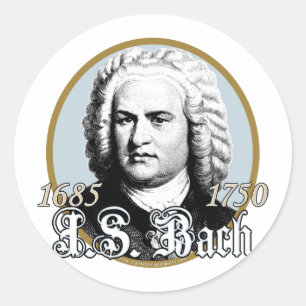 Adesivo Johann Sebastian Bach