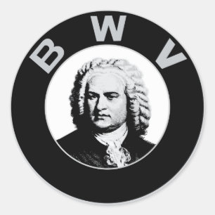 Adesivo Johann Sebastian Bach