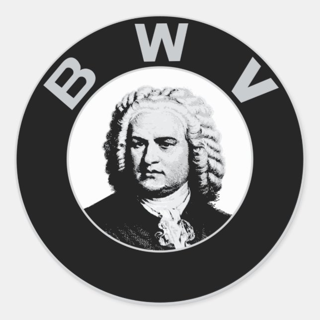 Adesivo Johann Sebastian Bach (Frente)
