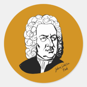Adesivo Johann Sebastian Bach