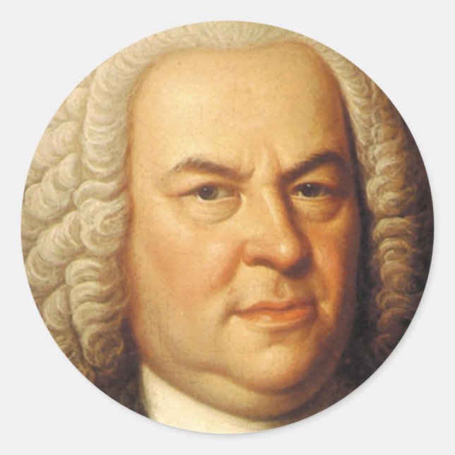 Adesivo Johann Sebastian Bach Items (Frente)