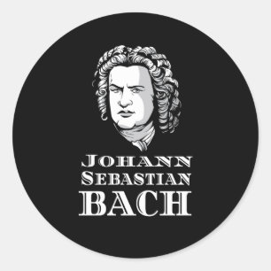 Adesivo Johann Sebastian Bach Portrait