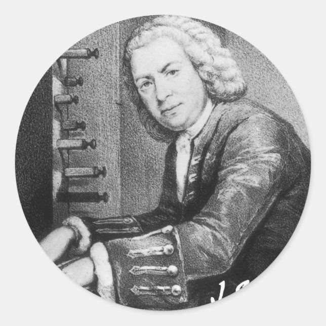 Adesivo Johann Sebastian Bach Stuff (Frente)