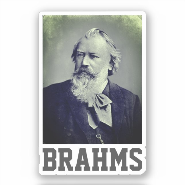 Adesivo Johannes Brahms (1889) (Frente)