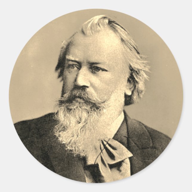 Adesivo Johannes Brahms (1889) (Frente)