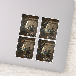 Adesivo Johannes Vermeer, A Arte Da Pintura