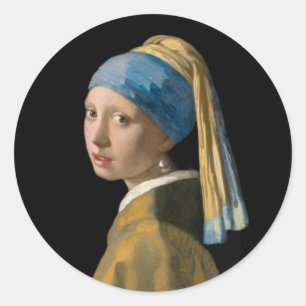 Adesivo Johannes Vermeer - Rapariga com um Ouriço de Pér