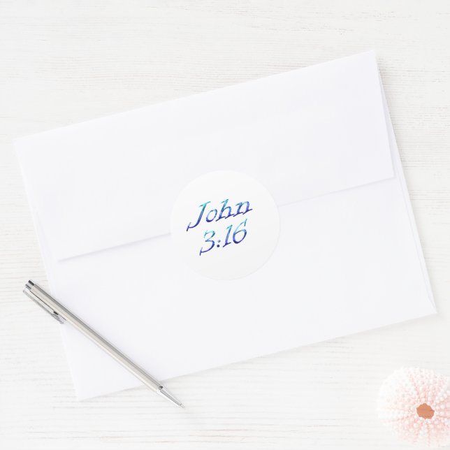 Adesivo John 3:16 (Envelope)