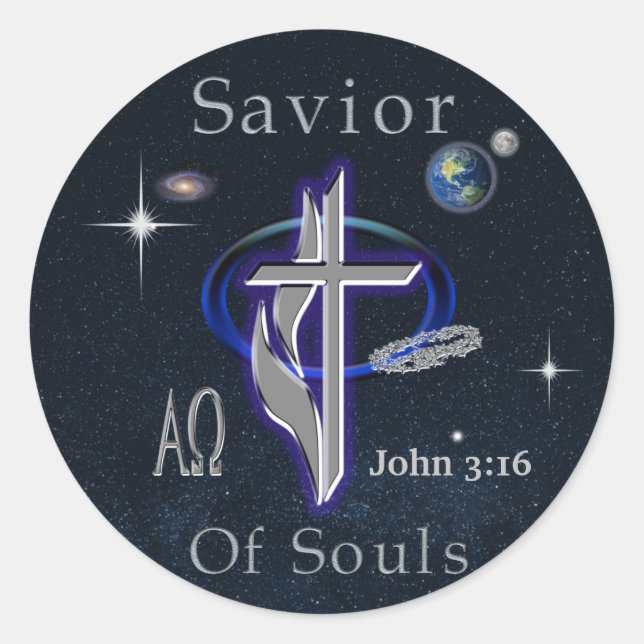 Adesivo JOhn 3:16 (Frente)