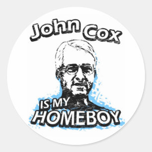 Adesivo John Cox é meu ficar em casa