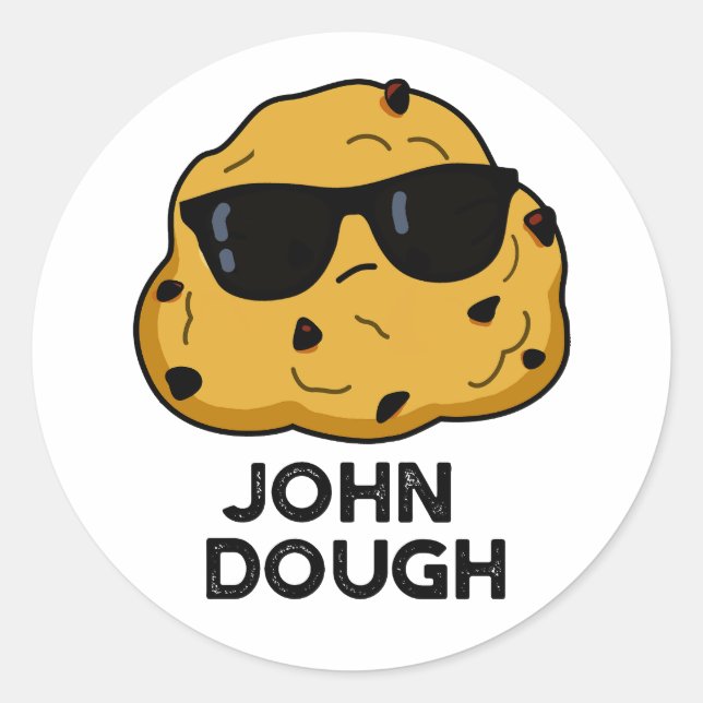 Adesivo John Dough Funny Baking Pun (Frente)