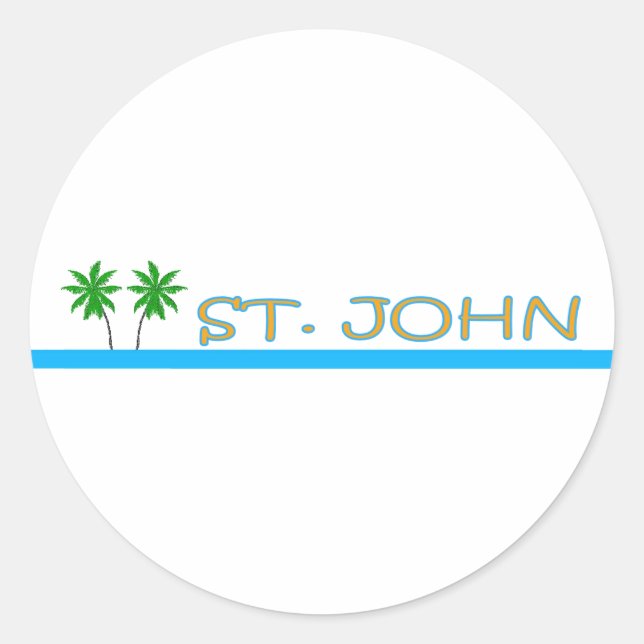 Adesivo John, Ilhas Virgens dos EUA (Frente)