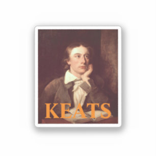 Adesivo John Keats Square Sticker