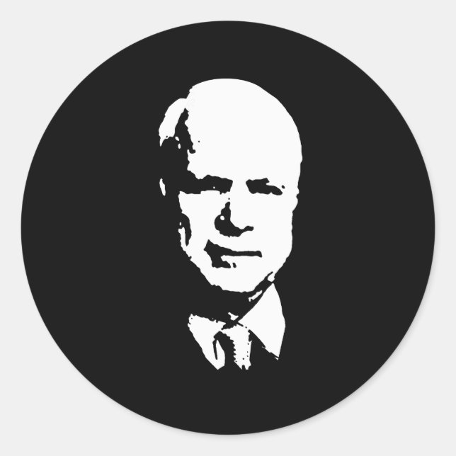 ADESIVO JOHN MCCAIN PARA PRESIDENTE (Frente)