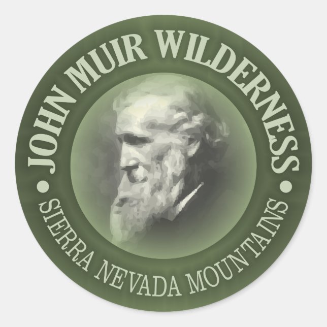 Adesivo John Muir Wilderness (Frente)