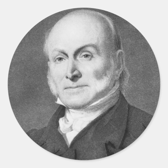 Adesivo John Quincy Adams (Frente)
