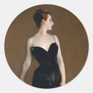 Adesivo John Singer Sargent Retrato Madame X Mal-humorado