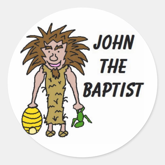 Adesivo John The Baptist Clipart (Frente)