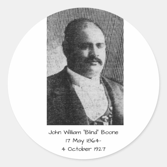 Adesivo John William "Blind" Boone (Frente)