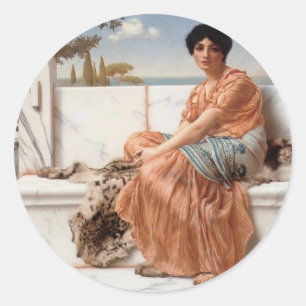 Adesivo John William Godward- nos dias de Sappho