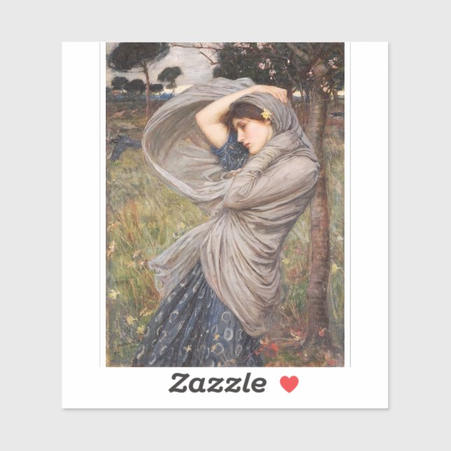 Adesivo John William Waterhouse - Boreas (Folha)