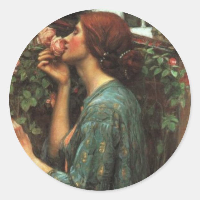 Adesivo John William Waterhouse, My Sweet Rosa (1903) (Frente)