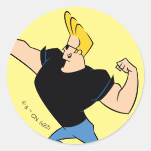 Adesivo Johnny Bravo Flexing