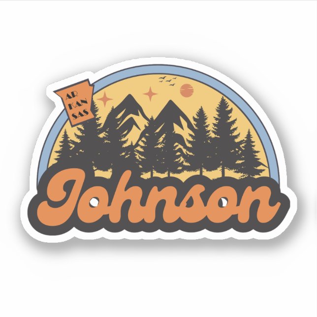 Adesivo Johnson, Arkansas Sticker (Frente)
