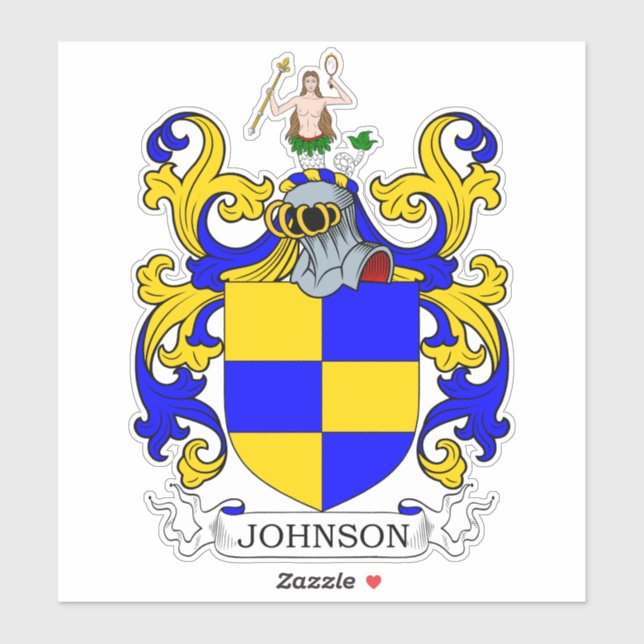 Adesivo Johnson Family Crest (Folha)